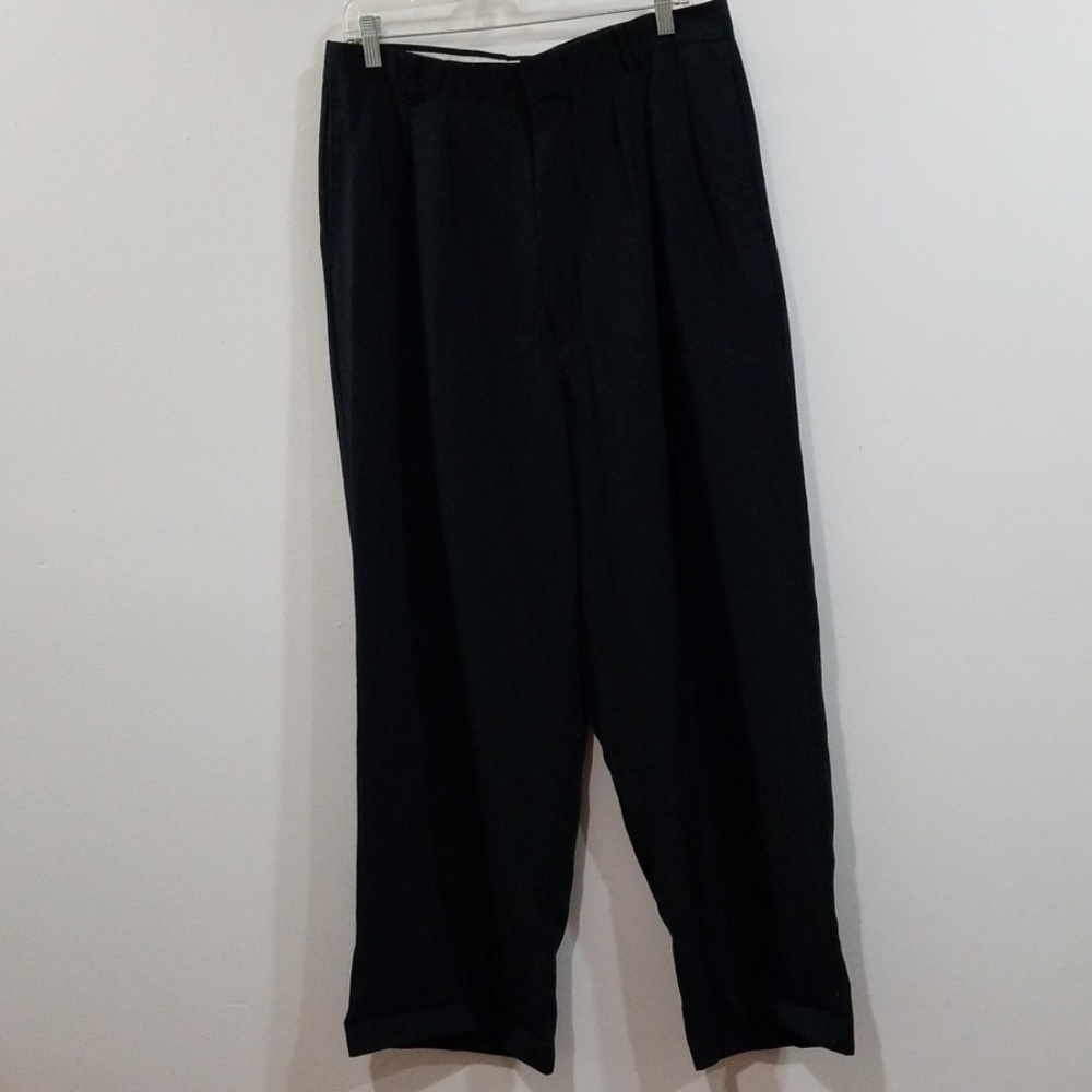 Smokey Joe's men's black wide leg dress slacks